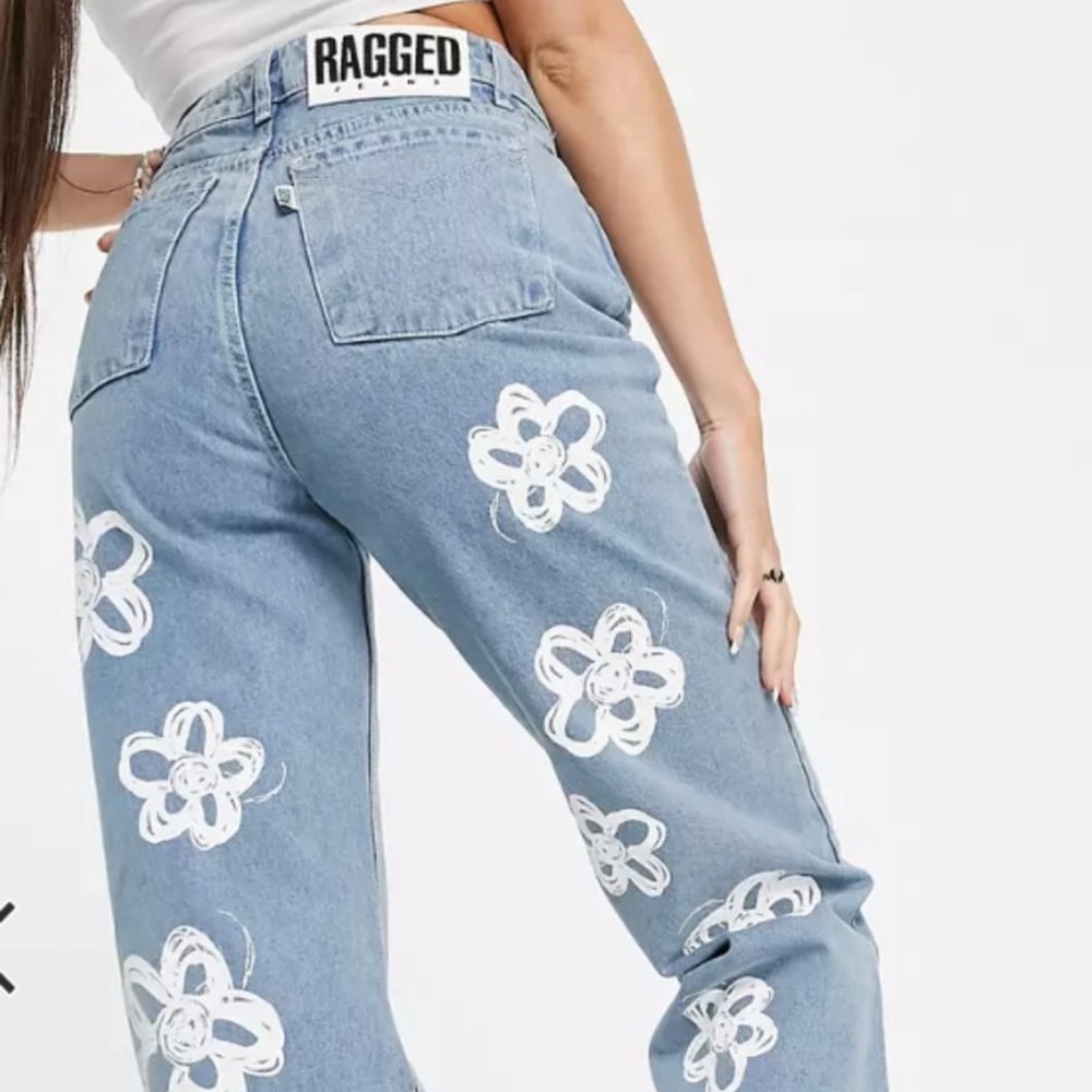 Ragged Priest Floral Jeans